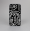 The Black and White Paisley Pattern v14 Skin-Sert for the Apple iPhone 4-4s Skin-Sert Case