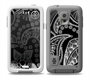 The Black and White Lace Pattern Skin Samsung Galaxy S5 frē LifeProof Case