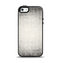 The Black and White Scratched Texture Apple iPhone 5-5s Otterbox Symmetry Case Skin Set