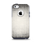 The Black and White Scratched Texture Apple iPhone 5c Otterbox Commuter Case Skin Set