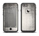 The Black and White Scratched Texture Apple iPhone 6/6s LifeProof Fre Case Skin Set