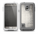 The Black and White Scratched Texture Skin for the Samsung Galaxy S5 frē LifeProof Case