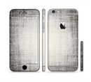 The Black and White Scratched Texture Sectioned Skin Series for the Apple iPhone 6s Plus
