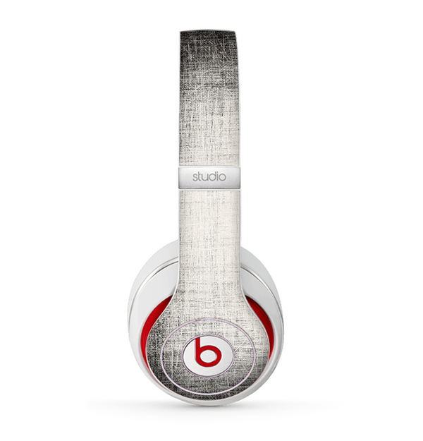 The Black and White Scratched Texture Skin for the Beats by Dre Studio (2013+ Version) Headphones