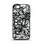 The Black and White Shards Apple iPhone 5-5s Otterbox Symmetry Case Skin Set
