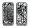 The Black and White Shards Apple iPhone 5c LifeProof Fre Case Skin Set