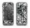 The Black and White Shards Apple iPhone 5c LifeProof Nuud Case Skin Set