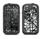 The Black and White Shards Samsung Galaxy S3 LifeProof Fre Case Skin Set