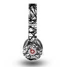 The Black and White Shards Skin for the Beats by Dre Original Solo-Solo HD Headphones