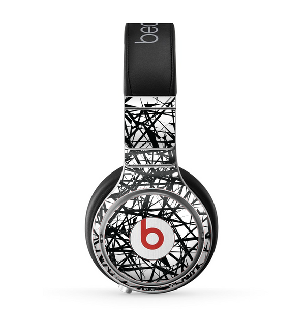 The Black and White Shards Skin for the Beats by Dre Pro Headphones