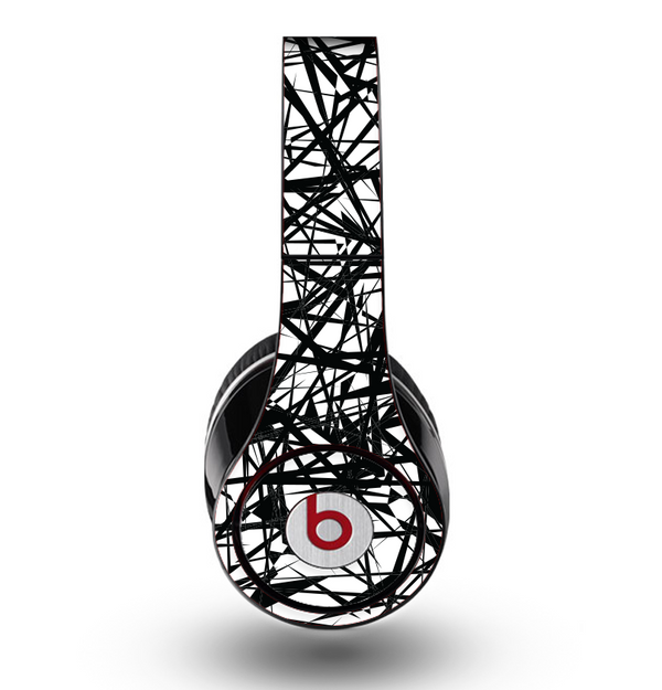 The Black and White Shards Skin for the Original Beats by Dre Studio Headphones