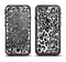 The Black and White Snow Leopard Pattern Apple iPhone 6/6s Plus LifeProof Fre Case Skin Set