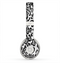 The Black and White Snow Leopard Pattern Skin for the Beats by Dre Solo 2 Headphones