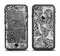 The Black and White Spotted Hearts Apple iPhone 6 LifeProof Fre Case Skin Set
