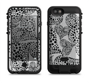 The Black and White Spotted Hearts Apple iPhone 6/6s LifeProof Fre POWER Case Skin Set