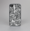 The Black and White Spotted Hearts Skin-Sert for the Apple iPhone 4-4s Skin-Sert Case