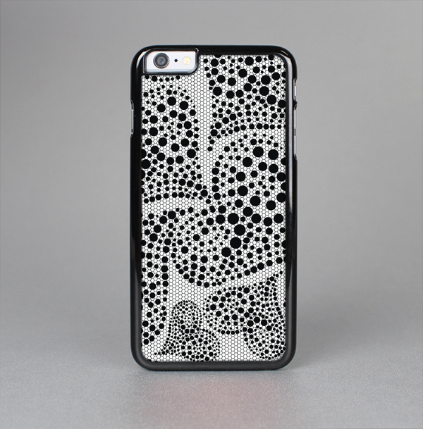 The Black and White Spotted Hearts Skin-Sert Case for the Apple iPhone 6