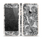 The Black and White Spotted Hearts Skin Set for the Apple iPhone 5s