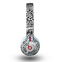 The Black and White Spotted Hearts Skin for the Beats by Dre Mixr Headphones