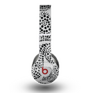 The Black and White Spotted Hearts Skin for the Beats by Dre Original Solo-Solo HD Headphones