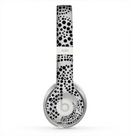 The Black and White Spotted Hearts Skin for the Beats by Dre Solo 2 Headphones