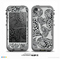 The Black and White Spotted Hearts Skin for the iPhone 5c nüüd LifeProof Case