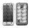 The Black and White Thin Lined ZigZag Pattern Samsung Galaxy S5 LifeProof Fre Case Skin Set