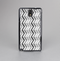 The Black and White Thin Lined ZigZag Pattern Skin-Sert Case for the Samsung Galaxy Note 3