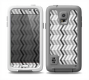 The Black and White Thin Lined ZigZag Pattern Skin Samsung Galaxy S5 frē LifeProof Case