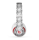 The Black and White Thin Lined ZigZag Pattern Skin for the Beats by Dre Studio (2013+ Version) Headphones