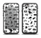 The Black and White Travel Collage Pattern Apple iPhone 6 LifeProof Fre Case Skin Set
