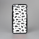 The Black and White Travel Collage Pattern Skin-Sert Case for the Apple iPhone 6 Plus