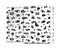 The Black and White Travel Collage Pattern Skin Set for the Apple iPad Pro