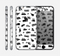 The Black and White Travel Collage Pattern Skin for the Apple iPhone 6