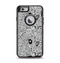 The Black and White Valentine Sketch Pattern Apple iPhone 6 Otterbox Defender Case Skin Set