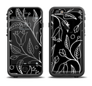 The Black and White Vector Branches Apple iPhone 6/6s LifeProof Fre Case Skin Set