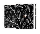 The Black and White Vector Branches Skin Set for the Apple iPad Air 2