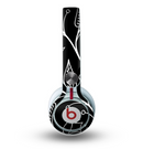 The Black and White Vector Branches Skin for the Beats by Dre Mixr Headphones