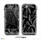 The Black and White Vector Branches Skin for the iPhone 5c nüüd LifeProof Case