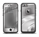 The Black and White Wavy Surface Apple iPhone 6/6s LifeProof Fre Case Skin Set