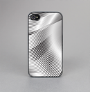 The Black and White Wavy Surface Skin-Sert for the Apple iPhone 4-4s Skin-Sert Case