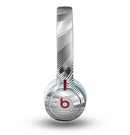 The Black and White Wavy Surface Skin for the Beats by Dre Mixr Headphones