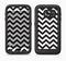 The Black and White Zigzag Chevron Pattern Full Body Samsung Galaxy S6 LifeProof Fre Case Skin Kit