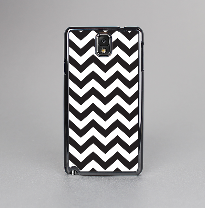 The Black and White Zigzag Chevron Pattern Skin-Sert Case for the Samsung Galaxy Note 3
