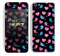 The Black with Pink & Blue Vector Tweety Birds Skin for the Apple iPhone 5c