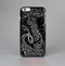 The Black with Thin White Paisley Pattern Skin-Sert Case for the Apple iPhone 6 Plus