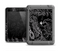 The Black with Thin White Paisley Pattern Apple iPad Air LifeProof Fre Case Skin Set