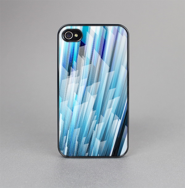 The Blue 3d Vector Spikes Skin-Sert for the Apple iPhone 4-4s Skin-Sert Case