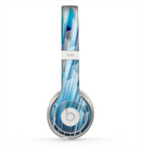 The Blue 3d Vector Spikes Skin for the Beats by Dre Solo 2 Headphones