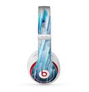 The Blue 3d Vector Spikes Skin for the Beats by Dre Studio (2013+ Version) Headphones